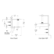 Markar HG323 Edge Mount/Guard Pin & Barrel Hinge