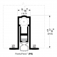 Pemko 411 Full Mortise Automatic Door Bottom