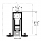 Pemko 411 Full Mortise Automatic Door Bottom