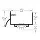 Pemko 216 U-Shaped Door Shoe w/ Rain Drip
