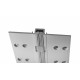 ABH A270 Aluminum Continuous Geared Hinges Fully Concealed For Lead-Lined Doors