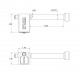 Paclock TL80-400 Locking Hitch Pin For 4" Receivers, Standard Rekeyable