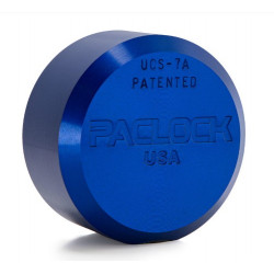 Paclock UCS-7A/UCS-7S Hidden Shackle Flat-Back Puck Lock, Universal Cylinder System