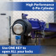 Paclock UCS-7A/UCS-7S Hidden Shackle Flat-Back Puck Lock, Universal Cylinder System