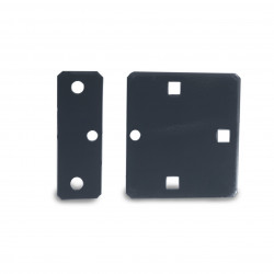 Paclock PL775-Backplates Double-Coated Steel 4" x 1" Hasp Backplates