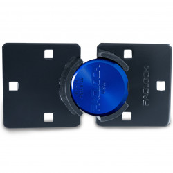 Paclock UCS-7 Hidden Shackle Flat-Back Puck & Hasp Combo Kit, Universal Cylinder System