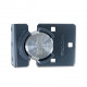 Paclock UCS-7 Hidden Shackle Flat-Back Puck & Hasp Combo Kit, Universal Cylinder System