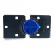 Paclock KT LFIC-2173 LFIC Compatible Hidden Shackle Flat-Back Puck & Hasp Combo Kit