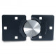 Paclock UCS-9 Hidden Shackle Cone-Shaped Puck & Hasp Combo Kit, Universal Cylinder System