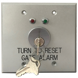 Deltrex D241-L2 Heavy Duty Mortise Cylinder Key Switch w/ 2 LEDs
