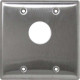 Camden CM-3200 / CM3500 Series Double Gang Key Switch - Stainless Steel Faceplate