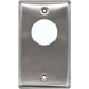 Camden CM-1200 / CM-2200 Series Flush Mount Single Gang Key Switch - Stainless Steel Faceplate