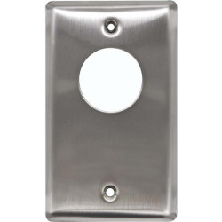 Camden CM-1200 / CM-2200 Series Flush Mount Single Gang Key Switch - Stainless Steel Faceplate