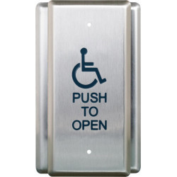 Camden CM-35 Series Narrow & Single Gang Push Plate Switch Single Gang