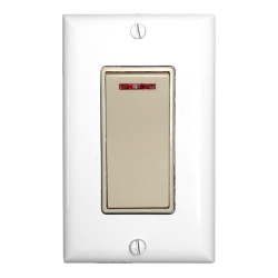 Amba ATW-S-W White Pilot Light Switch