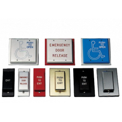 Dortronics 5286 Series Narrow Style Push Plate Switches