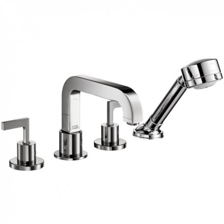 Axor 39454001 HANSGROHE-39454001 Citterio 4-Hole Roman Tub Set Trim with Lever Handles