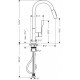 Axor 39835001 HANSGROHE-39835801 Citterio 2-Spray HighArc Kitchen Faucet, Pull-Down