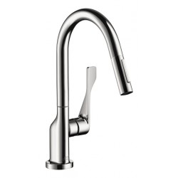 Axor 39836001 Citterio 2-Spray Prep Kitchen Faucet, Pull-Down