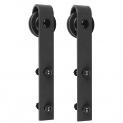 Delaney BD10 1000 Series Standard Sliding Barn Door Split Track Hardware Kit