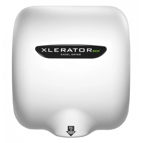 Excel Dryer Inc. XL-W-ECO Xlerator Eco Hand Dryer, Cast Cover, White Epoxy Paint