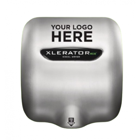 Excel Dryer Inc. XL-SB-SI-ECO Xlerator Eco Hand Dryer, Brushed Stainless Steel Cover, Special Image (Digital Graphic)