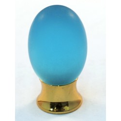Cal Crystal 101 Athens Collection Polyester w/ Solid Brass Knob, Dia.-20 mm, Proj.-35 mm