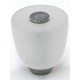 Cal Crystal Cal Crystal 108-CM014pb 108-CM Athens Collection Polyester Round Knob with Solid Brass Base
