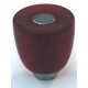 Cal Crystal Cal Crystal 108-CM006pc 108-CM Athens Collection Polyester Round Knob with Solid Brass Base