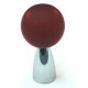 Cal Crystal Cal Crystal 111-pc 111-CM Athens Collection Polyester Sphere Knob with Solid Brass Base