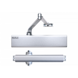 Value Brand 800 Series Heavy-Duty Grade 1 Slim Line Surface Door Closer, Adjustable 1-6