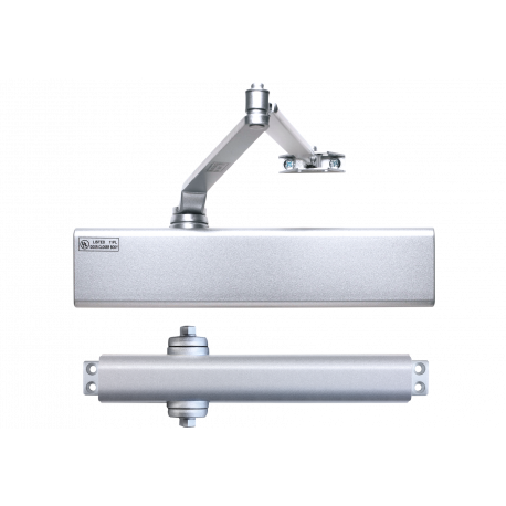 Value Brand 800 Series Heavy-Duty Grade 1 Slim Line Surface Door Closer, Adjustable 1-6