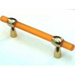 Cal Crystal 134 Athens Collection Polyester w/ Solid Brass Pull, 3"- 4" Adj., Proj.-32 mm
