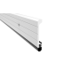 Pemko 290 Standard Jamb Heavy Duty Perimeter Gasket, Profile Height-1-1/2", Width-1/4"