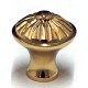 Cal Crystal CALCRYSTAL-VB-9-US15 VB-9 Fluted Polished Brass Cabinet Knob