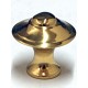 Cal Crystal VB-11 Polished Brass Georgian Cabinet Knob
