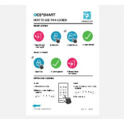Ojmar 5010.STICKER Instructional Sticker for OCS Smart