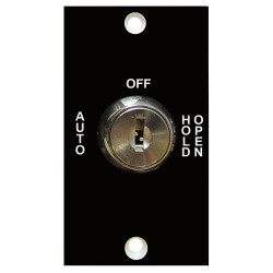 Camden CM-160/170/180 Series Key Switch with Plastic Lamacoid (Mini) Faceplate