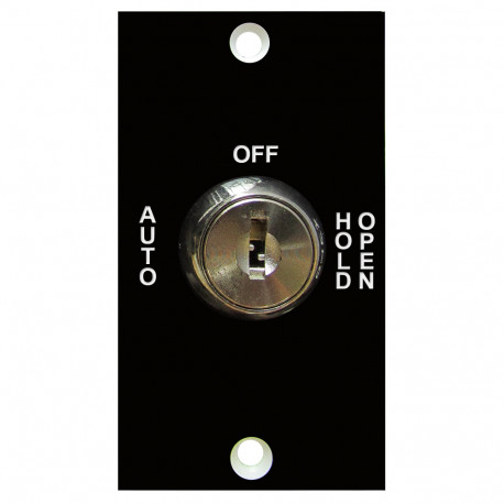 Camden CM-160/170/180 Series Key Switch with Plastic Lamacoid (Mini) Faceplate