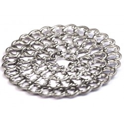 Cal Crystal 32BP BACKPLATE  Round Backplate for Crystal Knob, 1-7/8"