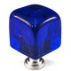 Cal Crystal CALCRYSTAL-ARTXCLB-US15 ARTX-CLB Glass Cube Cabinet Knob