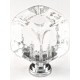 Cal Crystal ARTX-CLC Glass Cube Cabinet Knob