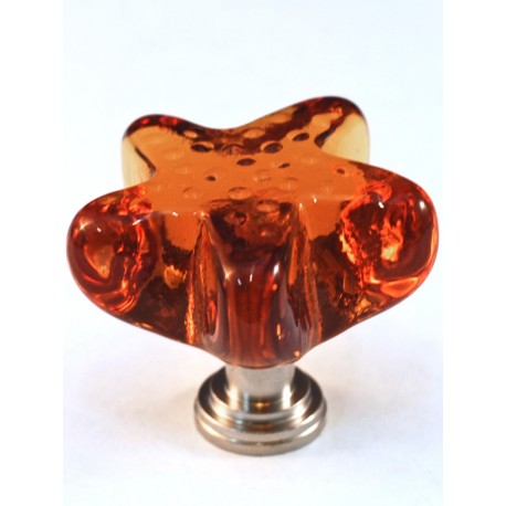 Cal Crystal CALCRYSTAL-ARTXS4A-US15 ARTX-S4A Glass Starfish Cabinet Knob