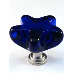 Cal Crystal ARTX-S4B Glass Starfish Cabinet Knob