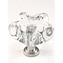 Cal Crystal ARTX-S4C Glass Starfish Cabinet Knob