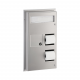 Bobrick B-357 ClassicSeries Partition-Mounted Toilet Tissue, Seat Cover Dispenser & Waste Disposal