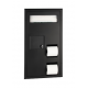 Bobrick B-3571 ClassicSeries Partition-Mounted Toilet Tissue, Seat Cover Dispenser & Waste Disposal