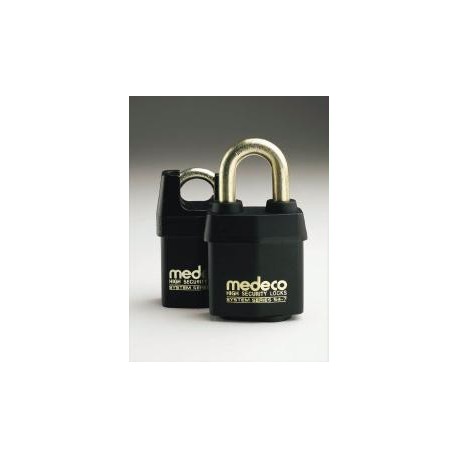 Medeco 5451 5451FL0KA High Security Indoor / Outdoor Padlock with 5/16" Shackle Diameter, Key-In-Knob Cylinder