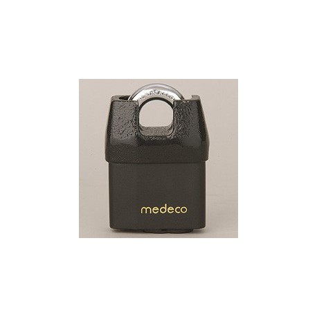 Medeco 5452 54525L0 KA High Security Shrouded Padlock with 5/16" Shackle Diameter, Key-In-Knob Cylinder