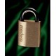 Medeco 52 Series Brass Body Padlock, Satin Chrome